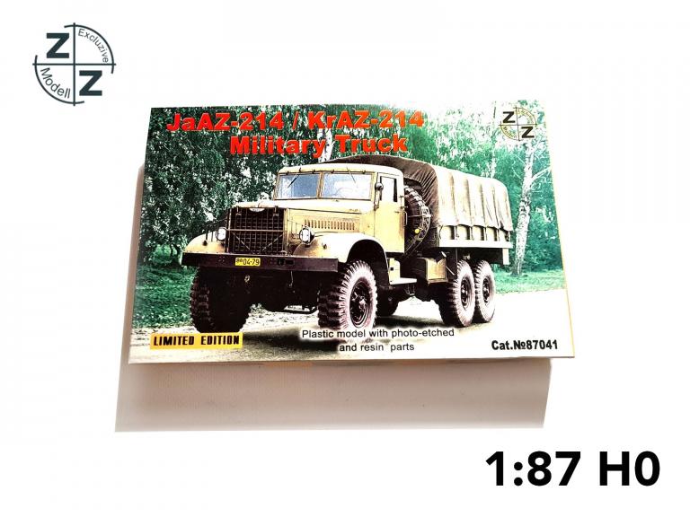 Bausatz KrAZ / JaAZ-214 Pritsche Plane Militär Lkw