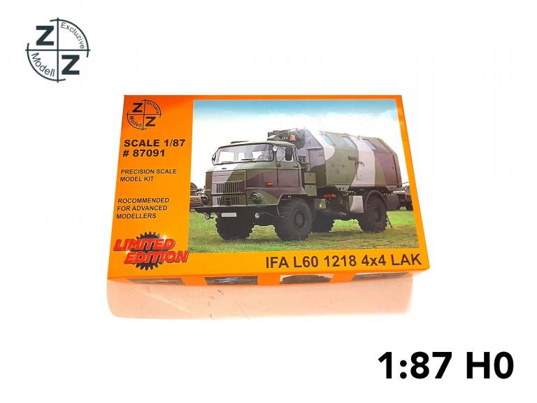 Bausatz IFA L60 GFK Koffer LAK-2 + Kleinserienräder L60 Niederdruck